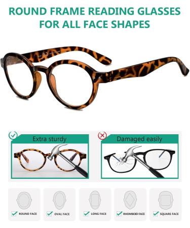 Eyekepper 5-Pack Retro Round Reading Glasses & Sunglasses +1.50 | Stylish Spring Hinges - International Shipping - Buy Online on GoSupps.com