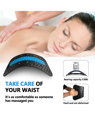 Back Stretcher & Realignment Device for Lower Back Pain Relief - Herniated Disc, Sciatica, Scoliosis | Multi-Level Decompressor - Black - Buy Online on GoSupps.com