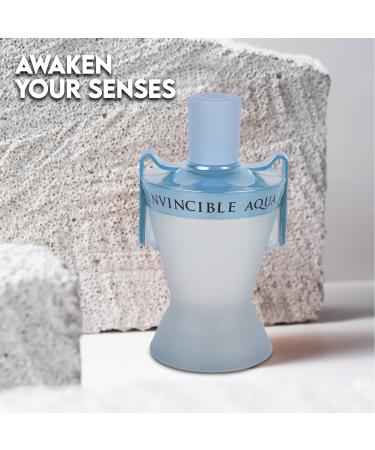 Men's Cologne Invincible Aqua- Eau De Toilette Spray Perfume Fresh Scent 3.4 Fl Oz Daily Used - Buy Online on GoSupps.com