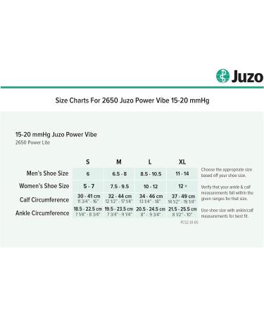 Juzo Power Lite Knee High Compression Socks - 15-20mmHg Black Medium | Best International Shipping - Buy Online on GoSupps.com