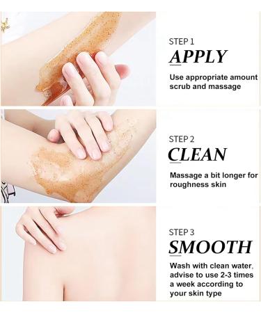 Niacinamide Body Scrub - Flower Fragrance Body Scrub Exfoliator - Niacinamide Exfoliating Body Scrub - Deep Cleansing Refine Pore Moisture Hydrating - Improve Dullness Restore Smooth Skin Elasticity - Buy Online on GoSupps.com