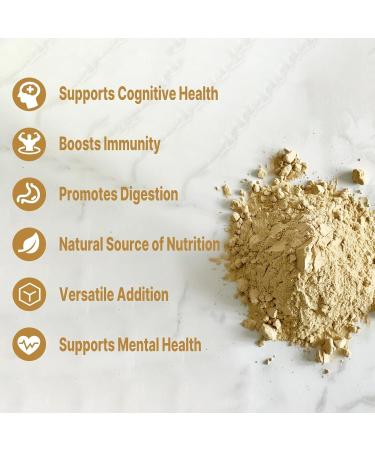 UNLEASH'D ORGANIC Organic Lion's Mane Mushroom Powder 16 oz 100% Pure Natural Superfood Rich in Antioxidants & Polysaccharides Amazon Fulfilled - Buy Online on GoSupps.com