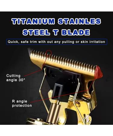 Professional Beard Trimmer for Men - Cordless Electric Hair Clippers USB Rechargeable T Clipper with Guide Combs - Buy Online on GoSupps.com