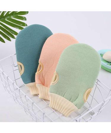 Set of 3 ZONADAH Bath Towel Bath Towel Set Bath Gloves Cleaning Kits Exfoliating Back Scrubber for Shower Shower for Women and Men Shower - Buy Online on GoSupps.com