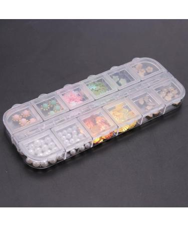Desikixudy 3D Shape New Nail Clear Nail Pearl Diy Nail Art Decorations Rhinestone Manicure Tools 13# - Buy Online on GoSupps.com