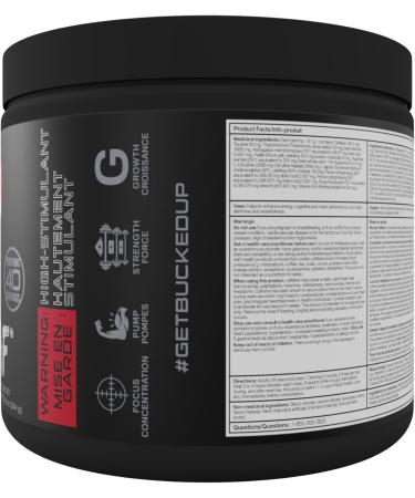 BUCKED UP Woke AF - High Stimulant Pre-Workout- Prolonged Energy & Next Level Focus Without Side-Effects - ZERO SUGAR - ZERO CALORIE - CREATINE FREE (20 Serve Rocket Pop) Rocket Pop 20 Serve - Buy Online on GoSupps.com