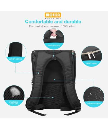Wolka Breast Pump Bag & Diaper Bag Combo | Insulated Breastmilk Cooler Bag - Black - Buy Online on GoSupps.com