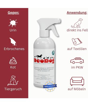 Deodog Odor Neutralizer | Eliminate Stubborn Pet Smells | Safe for Homes Cars & Pets | Cat Urine Dog Urine & Vomit Remover - Buy Online on GoSupps.com