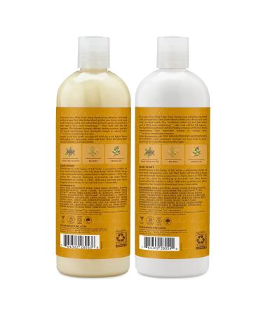 Shea Moisture Raw Shea Butter Shampoo & Conditioner Set - Deep Moisturizing with Sea Kelp & Argan Oil - Sulfate & Silicone Free - Curly Hair Products - 16 Fl. Oz. Each - Buy Online on GoSupps.com