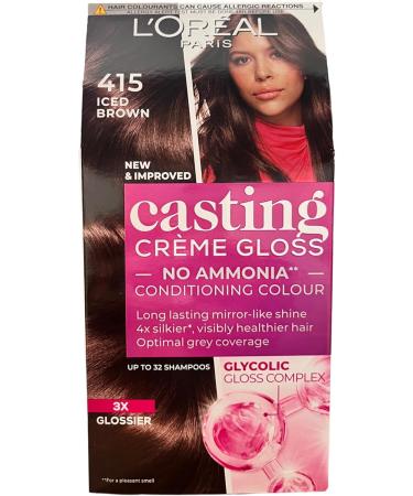  L'OR AL L'Or al Paris Casting Intense Hair Color Ammonia-Free Silicone-Free with Gloss Cream #415 Ice Brown 3 Count - Buy Online on GoSupps.com