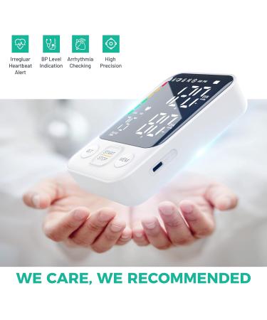 Buy Blood Pressure Monitor - Upper Arm BP Machine for Home Use | Adjustable Cuff 2x120 Memory Large Display LED Light | Fast International Shipping - Buy Online on GoSupps.com