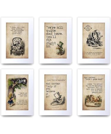 HWC Trading A4 Alice in Wonderland All 6 Designs Gifts For Decorating Your  New Born Baby's Room - A4