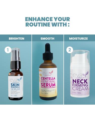 Eva Naturals Rejuvenating Skincare Set 5-in-1 Routine with Cleanser Toner Vitamin C Plus Serum Eye Gel and Collagen Peptide Moisturizer for Face Anti-Wrinkle Dark Spots Acne and Skin Replenish - Buy Online on GoSupps.com