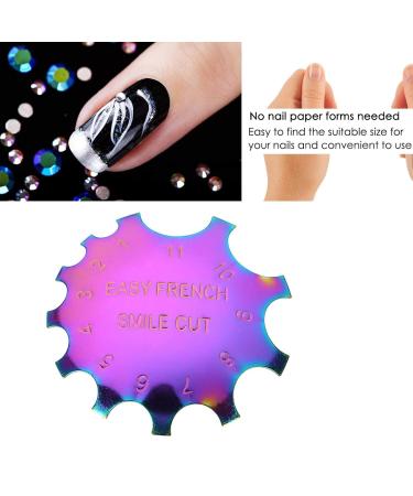 Stainless Steel Manicure Edge Cutter - Easy French Smile Line Cut Tool for Nail Art - Buy Online on GoSupps.com