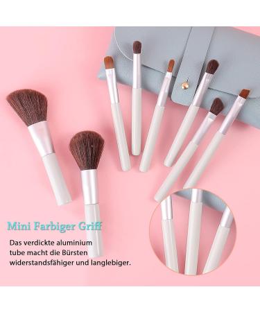 Professional 8-Piece Makeup Brush Set with Travel Bag | High-Quality Cosmetic Brushes for Women - Perfect for Flawless Application - Buy Online on GoSupps.com