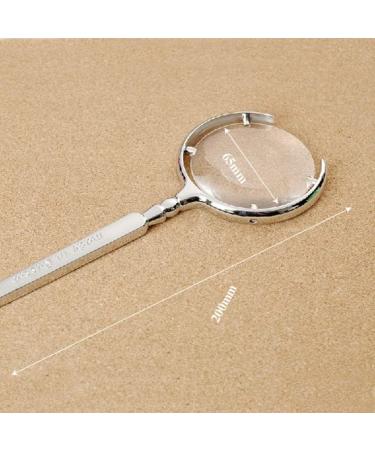 Glass Hand-held Enlarged Mirror All-Metal Magnifier 6X HD High-Power Optical Glass Lens Glass Tool Magnifier for Reading Made in China - Buy Online on GoSupps.com