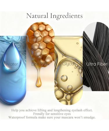 TQEBWUS Iron Brush MascaraWaterproof Long Lasting Makeup Eyelash Extension Mascara And Makeup For Women For Birthday Valentines Day Party Date Sports Commuting Work Business - Buy Online on GoSupps.com