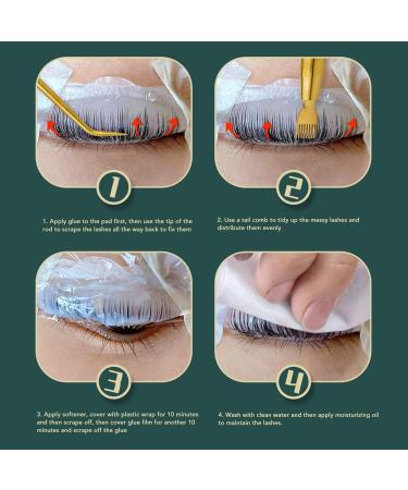 3PCS Lash Kit - Eyelash Separator Tint Tool & Tail Comb for Perfect Perming & Makeup | International Shipping - Buy Online on GoSupps.com