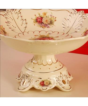 Fruit Basket Bowl Porcelain Fruit Bowl for Kitchen Counter Fruit Bowl Server Ceramic Decorative Dessert Appetizer Cake Candy Fruit Basket Fruit Bowls (Color : C) - Buy Online on GoSupps.com