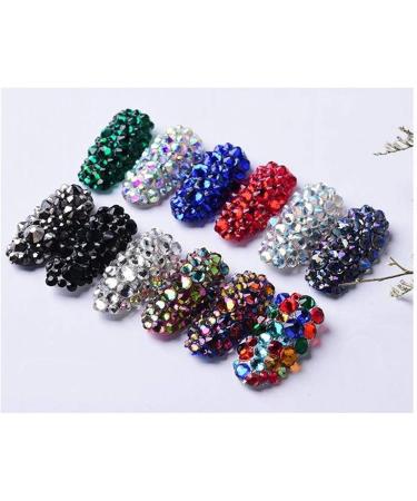 CHSEEO Nail Art Rhinestones Nail Art Tips Studs Stones Diamonds Beads Glitter Rhinestones Slice Crystals Gems for DIY Nails Face Makeup Clothes Shoes Bags Decoration #2 - Buy Online on GoSupps.com
