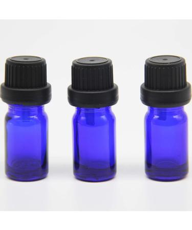 Yizhao 10ml Blue Pipette Bottles (12 Pack) with Orifice Reducers for Essential Oils Aromatherapy Fragrance Samples & More - Buy Online on GoSupps.com