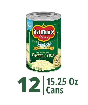 Del Monte Sweet White Whole Kernel Corn 15.25oz Canned Vegetables - Pack of 12 - Buy Online on GoSupps.com