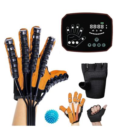 Hand Function Rehabilitation Robot Gloves Finger Training Stroke Hand Splint Upgrade Hemiplegia Stroke Arthritis Glove Finger Rehabilitation Trainer(Size:L Code Color:Left Hand) L code Left Hand