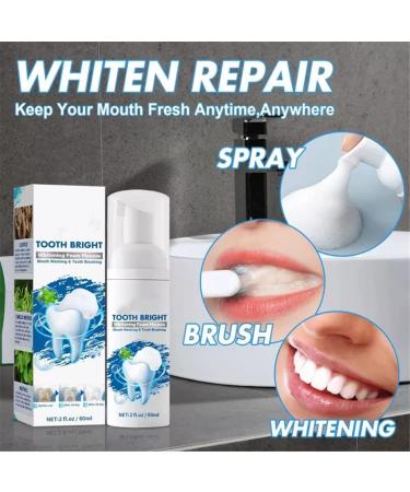 Teeth Whitening Mousse - Ultra Cleansing Foam Toothpaste for Intensive Stain Removal (2 Pack) | 360 Oral Care - Buy Online on GoSupps.com