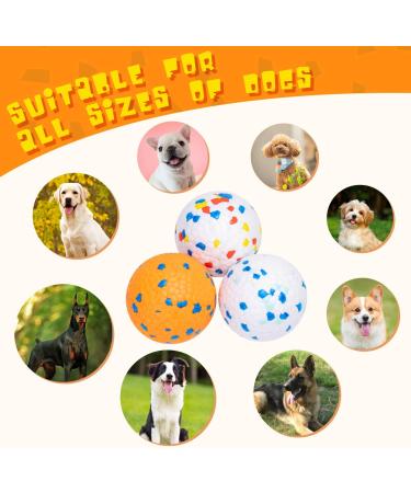 Nobleza Indestructible Dog Ball - 3 Pack Dog Toys for Aggressive Chewers | Durable Tennis Balls for All Dog Sizes & Puppies - 7cm - Buy Online on GoSupps.com
