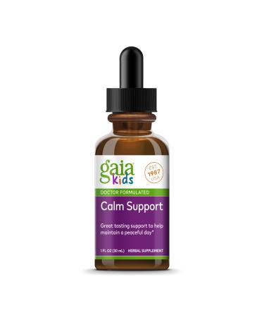 Gaia Herbs Calm Restore Herbal Drops Alcohol-Free Formula 1 fl oz (30 ml)