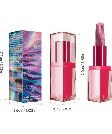 Lipstick scintillant rouge de maquillage - baume hydratant durable | Rouges paillettes hautement pigment s pour femmes et filles hydratant am lioration de la brillance 2# - Buy Online on GoSupps.com