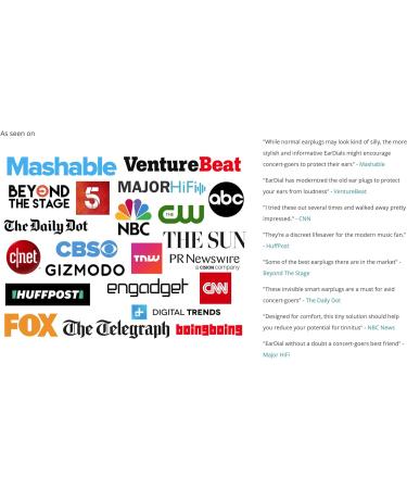 EarDial HiFi Earplugs - Invisible Hearing Protection for Concerts & Music Festivals | High Fidelity Noise Reduction for Musicians & Motorcyclists | Compact Case & App Included - Buy Online on GoSupps.com