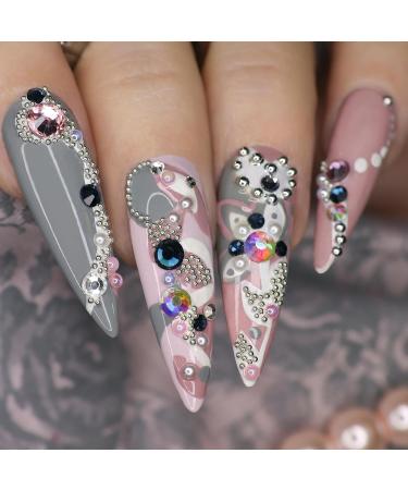 2pcs Rhinestone Picker Tool with Wax Tips for Nail Art - Diamond Painting Dotting Pen & Accessories - International Shipping Available - Buy Online on GoSupps.com