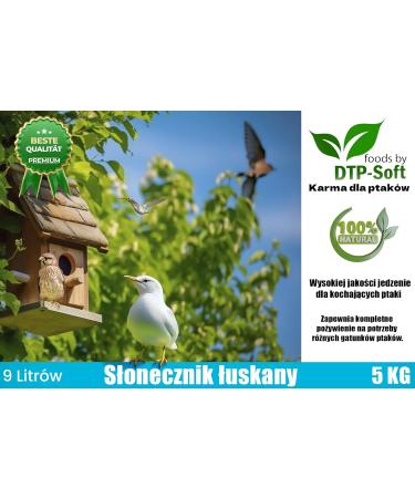 5kg Sunflower Seeds for Wild Birds - Premium Peeled Scatter Feed in Bucket - Buy Online on GoSupps.com