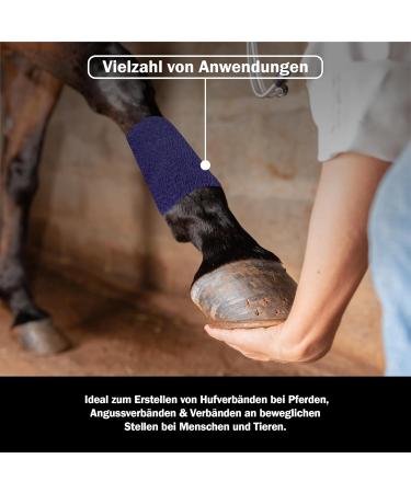 Nilo Self-Adhesive Association - 12 Rolls 7.5cm x 4.5m | Breathable & Elastic Self-Adhering Bandage for Animals & Humans - Color Mix - Buy Online on GoSupps.com