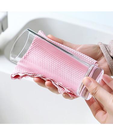 Becoler Kitchen Cloth Dish Towels Premium Dishcloths Super Absorbent Coral Velvet Dishtowels Nonstick Oil Washable Fast Drying Small Flour Sack Towels (Rose Gold One Size) - Buy Online on GoSupps.com