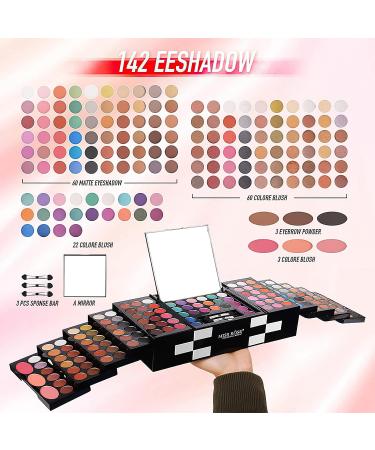 UNIFULL 148 Colors Makeup Palette Set: Professional All In One Gift Kit for Women - Eyeshadow, Blush, Eyebrow Powder Included (045) - Buy Online on GoSupps.com