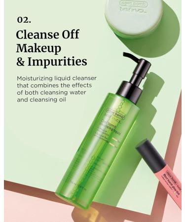 VDL Coolbomb Cleansing Liquid - Gentle Vegan Facial Cleanser for Hydrated Skin | Removes Makeup & Impurities | 5.07 fl oz | Korean Skincare - Buy Online on GoSupps.com