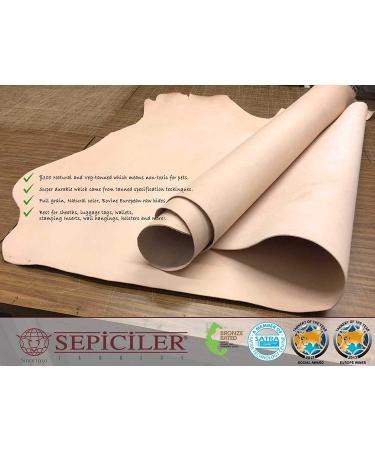 Sepici 8-9oz Pre-Cut Tooling Leather - 12x12 Inches - Buy Online on GoSupps.com