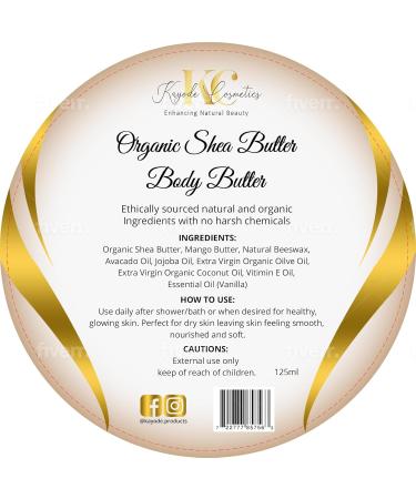 Organic Shea Body Butter - Buy Online on GoSupps.com