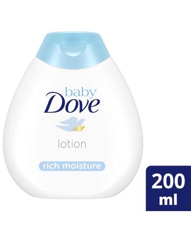 Buy Baby Dove Rich Moisture Lotion 200ml | Nourishing Hydration for Baby's Skin | International Shipping Available - Buy Online on GoSupps.com