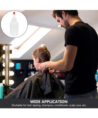 Healifty 18 x 120ml Squeeze Bottles - Ideal for Salon Hair Styling Dyeing Mustard Hot Sauces & Oil - International Shipping Available - Buy Online on GoSupps.com