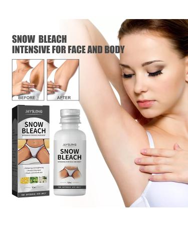 Snow Bleach Cream - Skin Bleaching & Underarm Whitening for Private Parts (2oz) | Effective Skin Corrector for Intimate Areas - Buy Online on GoSupps.com