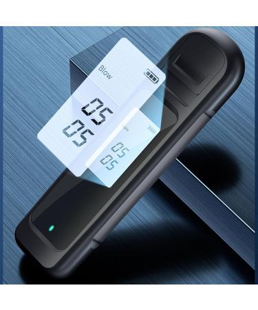 Breathalyzer Alcohol Tester High Accuracy LCD Display USB Charging Portable Automatic Shutdown Breath Alcohol Tester for Home Personal (Black) - Buy Online on GoSupps.com