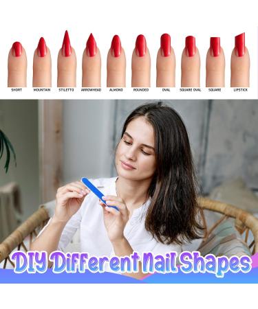 Buy Aster 100-Piece Double-Sided Nail Files 180/240 - Professional Nail Care & Manicure Tools - 8.5 cm Nail Polishing Strips for Salon Quality Results - Buy Online on GoSupps.com