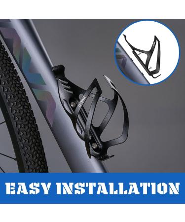 Corki Cycles Aluminum Bike Bottle Holder - Universal 2 Pack for Racing MTB Gravel & E-Bikes - Black - Buy Online on GoSupps.com
