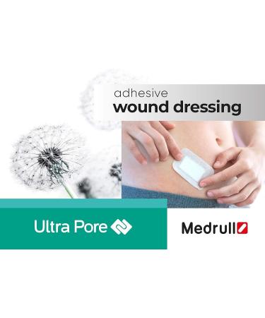 Medrull Steril Ultra Pore Ocular Eye Compress - Self-Adhesive Eye Plaster for Kids & Adults Ideal After Eye Surgery (50 Pcs) - Buy Online on GoSupps.com