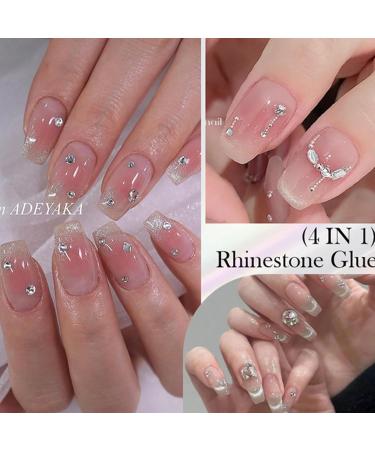 Rhinestone Glue | Strong Nail Gel 15ml | Personal Care Supplies for Jewelry Making and Sculpting | Everyday Summer Party Spa Salon Travel Wedding Art - Buy Online on GoSupps.com