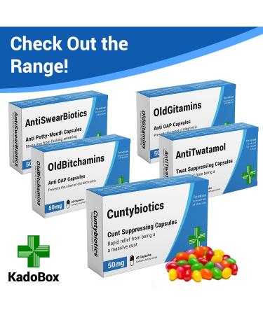 OldGitamins - Funny Rude Joke Pill Box Gag Gift for Men | Unique Birthday and Secret Santa Gifts for Grandad and Dad - Buy Online on GoSupps.com