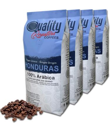 Quality Roasters Coffees. Natural Coffee Beans. 100% Arabica. Single Origin Honduras. Hand Roasted. Medium Roast. (4 Kg)